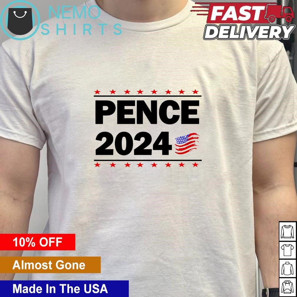 Pence 2024 American flag - Adult & Kids T-Shirts, Sweatshirts & Hoodies apparel design preview 5
