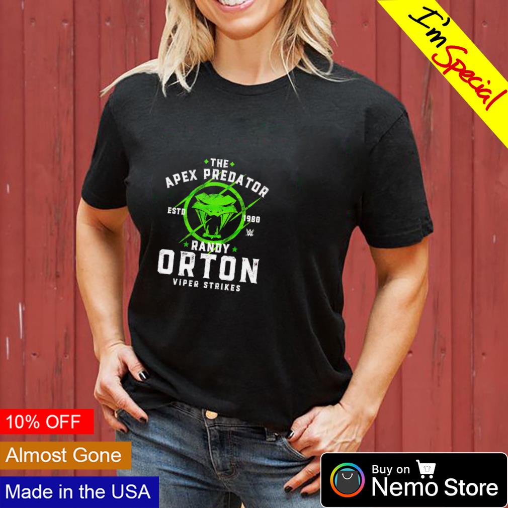 The Apex Predator estd 1980 randy orton viper strikes - Adult & Kids T-Shirts, Sweatshirts & Hoodies apparel design preview 3