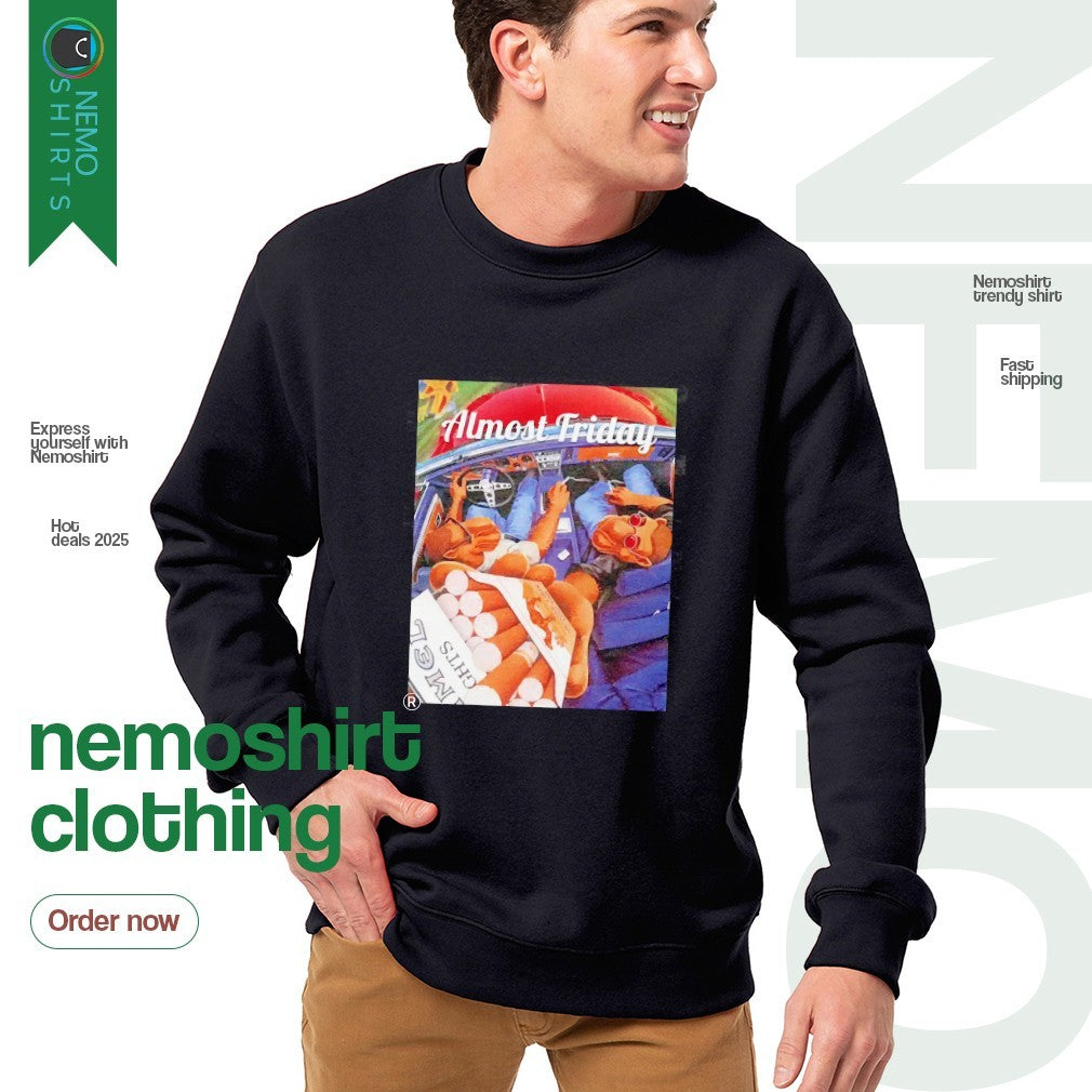 Almost Friday Camel cigs car - Adult & Kids T-Shirts, Sweatshirts & Hoodies product image 4