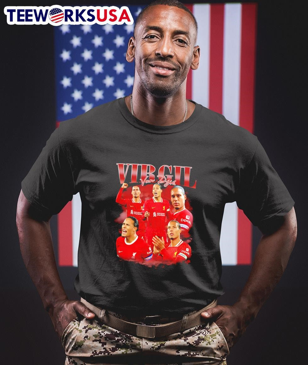Virgil Van Dijk bootleg - Adult & Kids T-Shirts, Sweatshirts & Hoodies apparel design preview 1