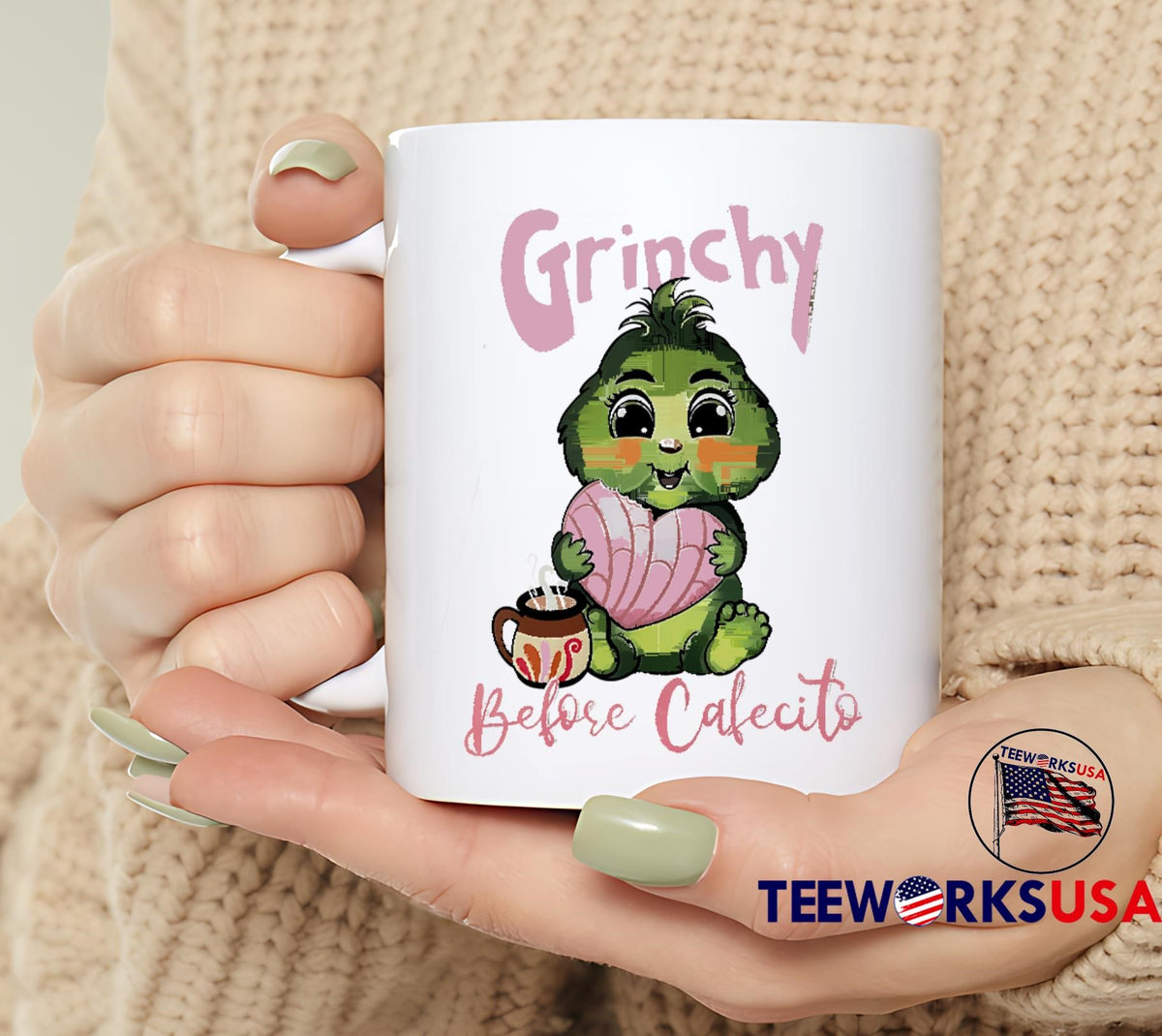 Grinch Belose Calentito funny christmas - Adult & Kids T-Shirts, Sweatshirts & Hoodies apparel design preview 6
