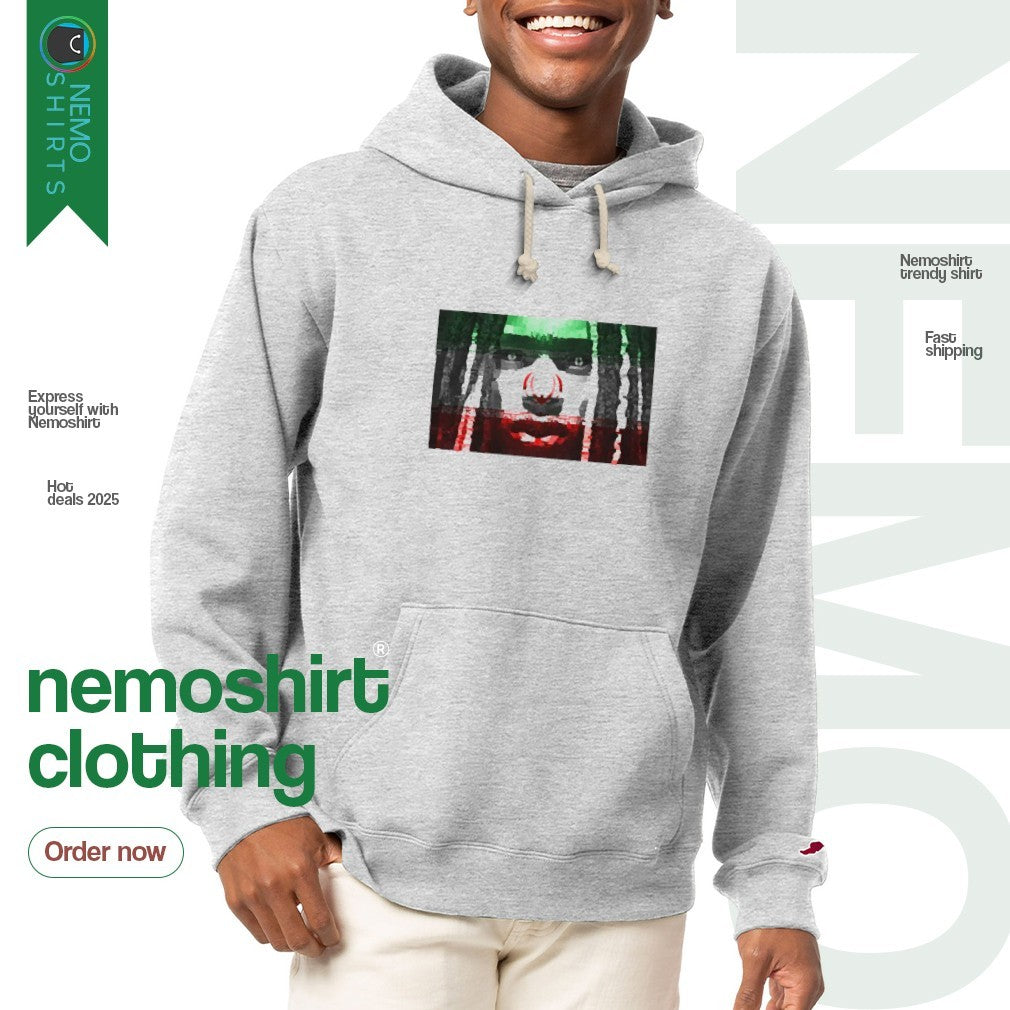 King Von Iran flag - Adult & Kids T-Shirts, Sweatshirts & Hoodies apparel design preview 2
