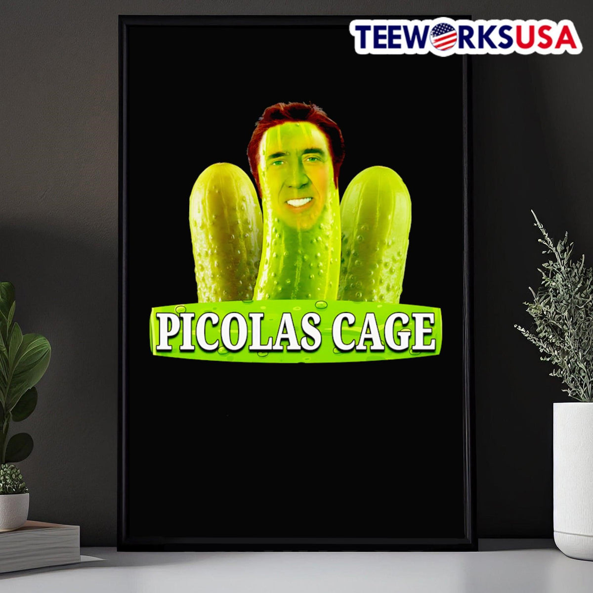 Picolas Cage pickle - Adult & Kids T-Shirts, Sweatshirts & Hoodies apparel design preview 5
