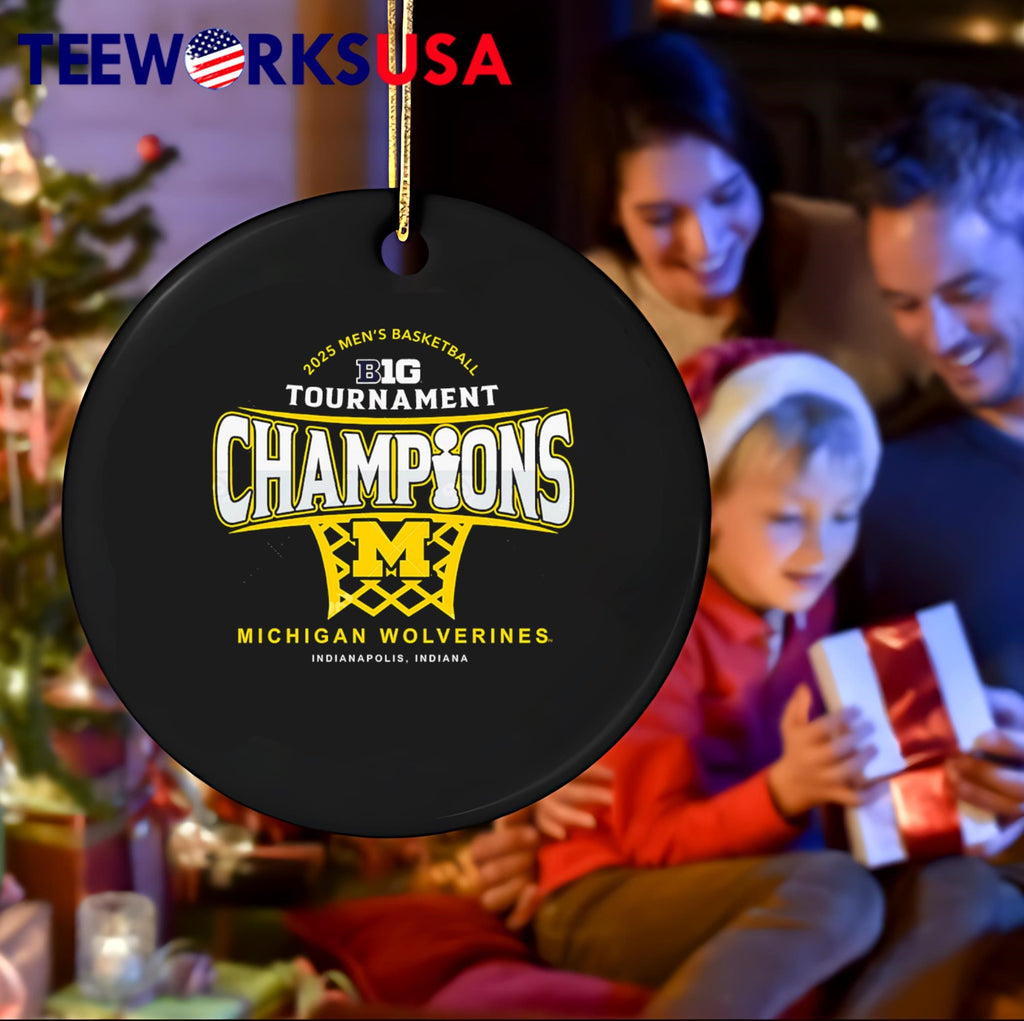 Michigan Wolverines Big Ten Champions 2025 Men's - Adult & Kids T-Shirts, Sweatshirts & Hoodies apparel design preview 4