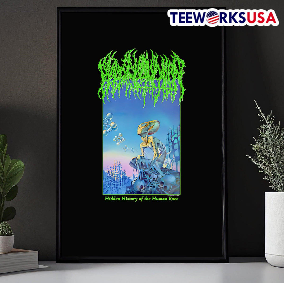 Blood Incantation Hidden History Of The Human Race - Adult & Kids T-Shirts, Sweatshirts & Hoodies apparel design preview 5