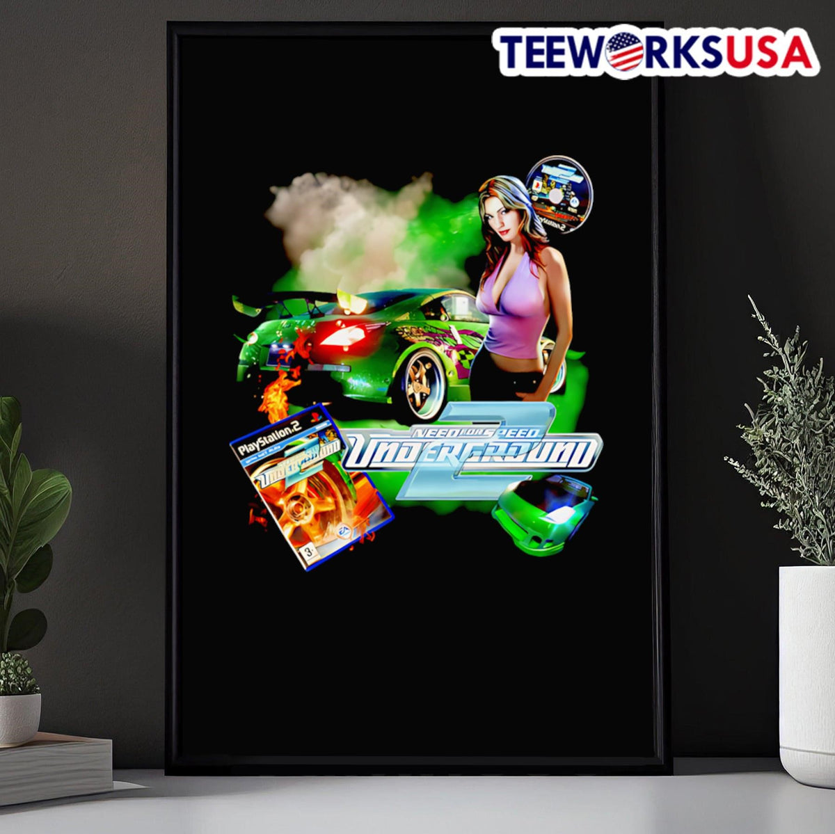 Need for Speed Underground Racing - Adult & Kids T-Shirts, Sweatshirts & Hoodies apparel design preview 5