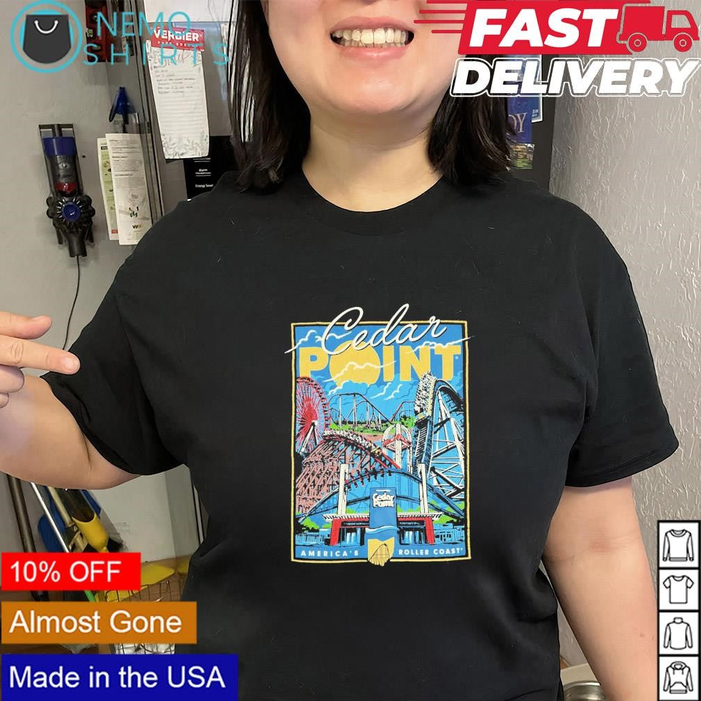 Cedar point vibes Americas roller coast - Adult & Kids T-Shirts, Sweatshirts & Hoodies apparel design preview 2