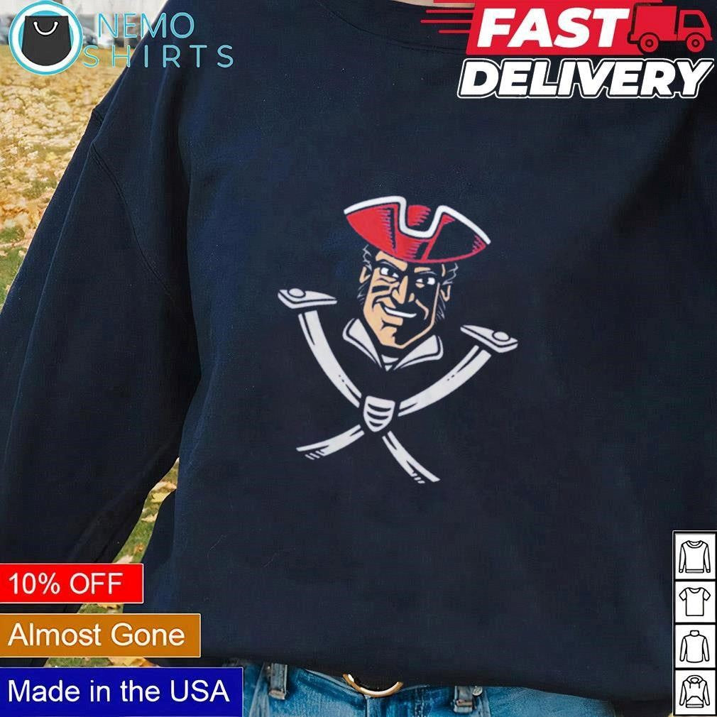 Patriotic Silhouette New England Patriots - Adult & Kids T-Shirts, Sweatshirts & Hoodies apparel design preview 1