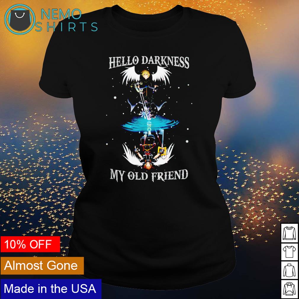 Kingdom Hearts hello darkness my old friend - Adult & Kids T-Shirts, Sweatshirts & Hoodies apparel design preview 3