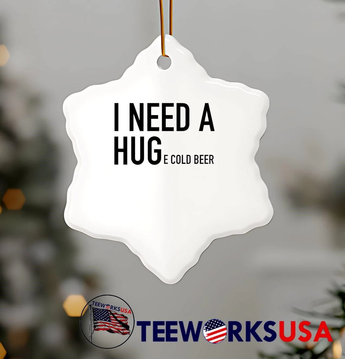 I Need A Huge Cold Beer Minimalist Bold Typography - Adult & Kids T-Shirts, Sweatshirts & Hoodies apparel design preview 5