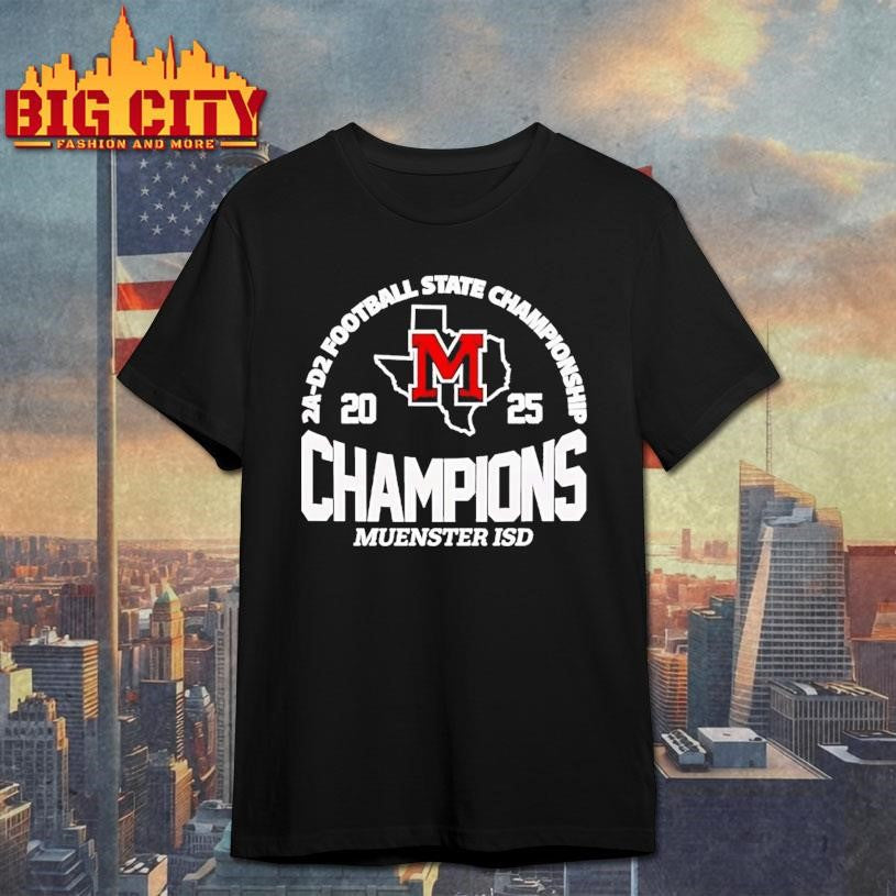 Muenster Isd 2a D2 Football State Champions - Adult & Kids T-Shirts, Sweatshirts & Hoodies apparel design preview 1