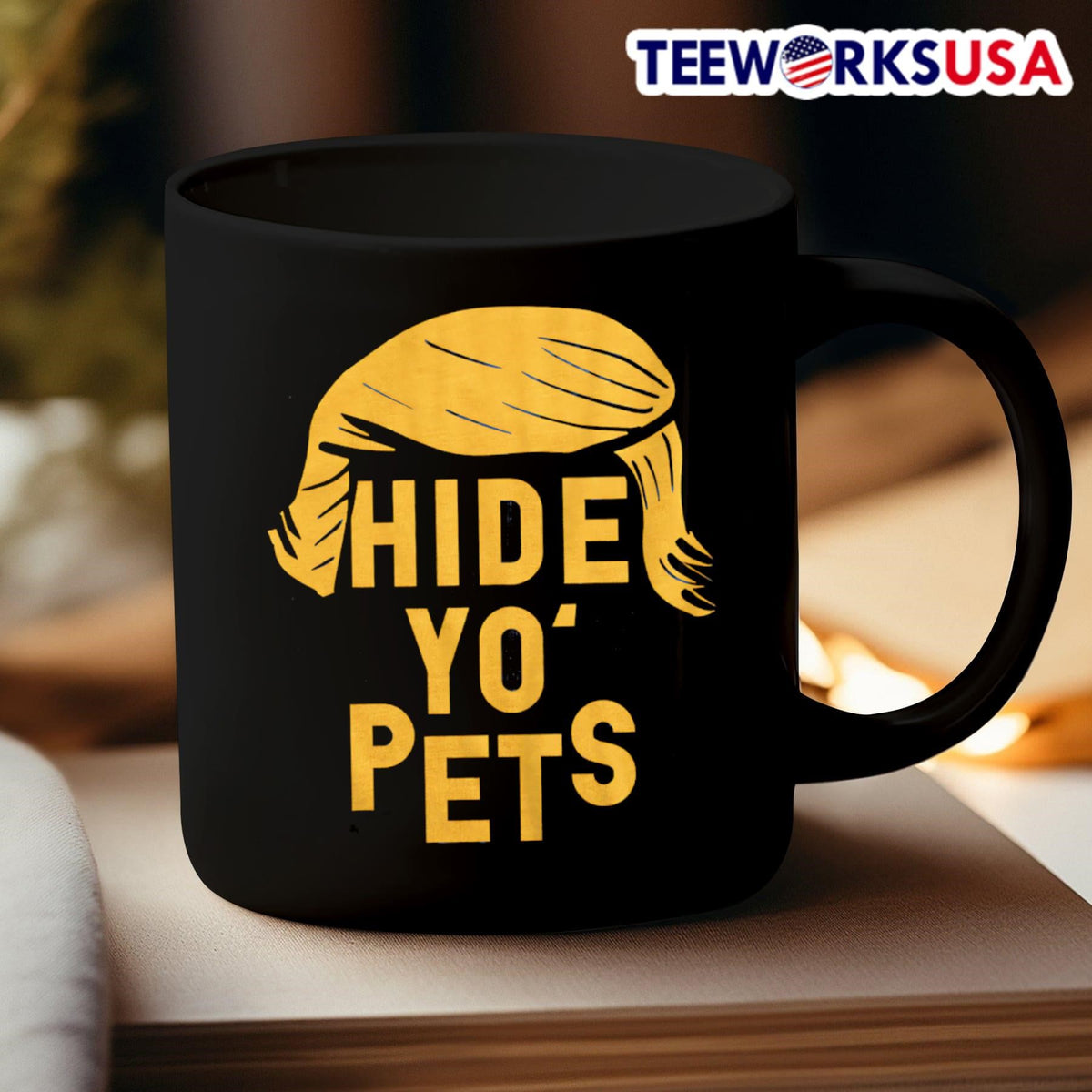 Hide Yo Pets Trump hair - Adult & Kids T-Shirts, Sweatshirts & Hoodies apparel design preview 3