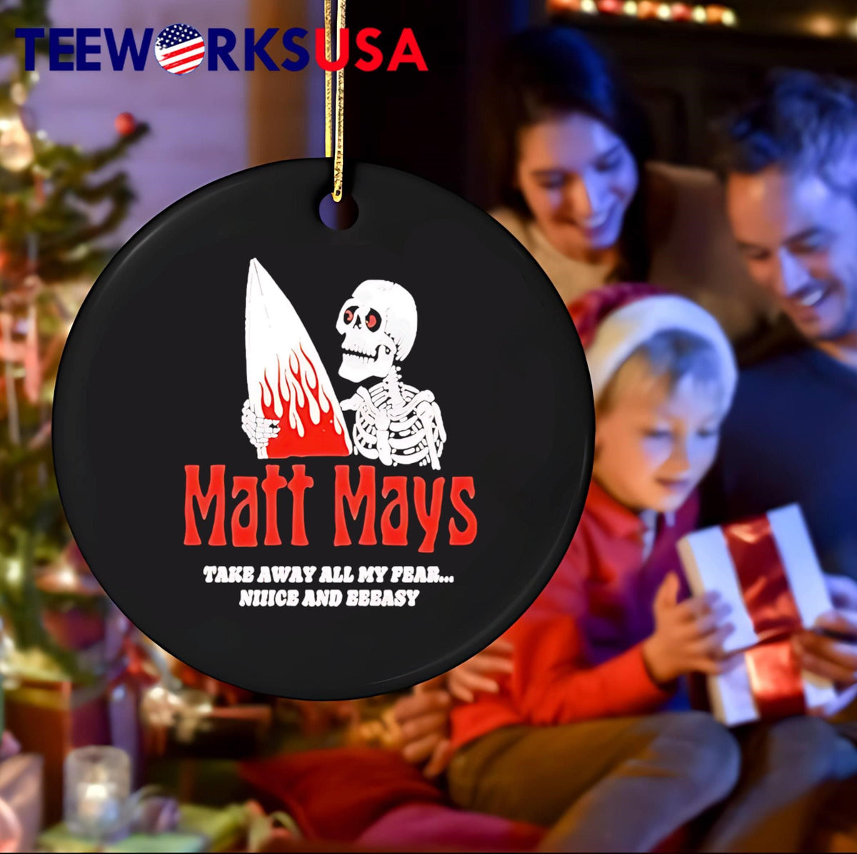 Matt Mays Take Away All My Fear Nice And Easy - Adult & Kids T-Shirts, Sweatshirts & Hoodies apparel design preview 4