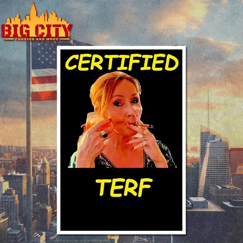 Certified Terf - Adult & Kids T-Shirts, Sweatshirts & Hoodies apparel design preview 4