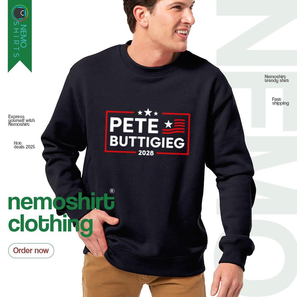 Pete buttigieg 2028 - Adult & Kids T-Shirts, Sweatshirts & Hoodies apparel design preview 4