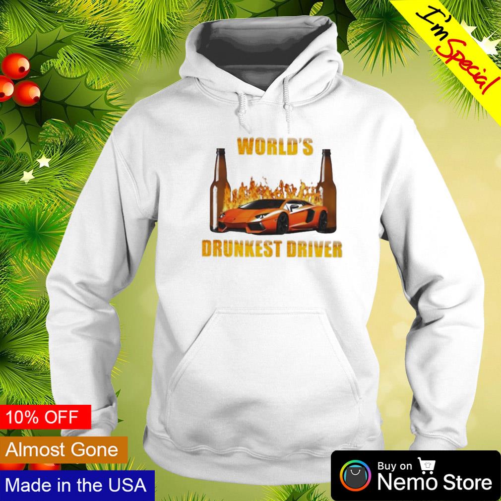 World's drunkest driver - Adult & Kids T-Shirts, Sweatshirts & Hoodies product image 2