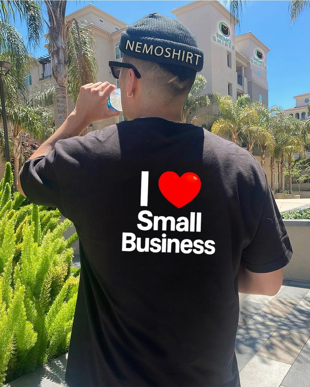 I love small business - Adult & Kids T-Shirts, Sweatshirts & Hoodies apparel design preview 4