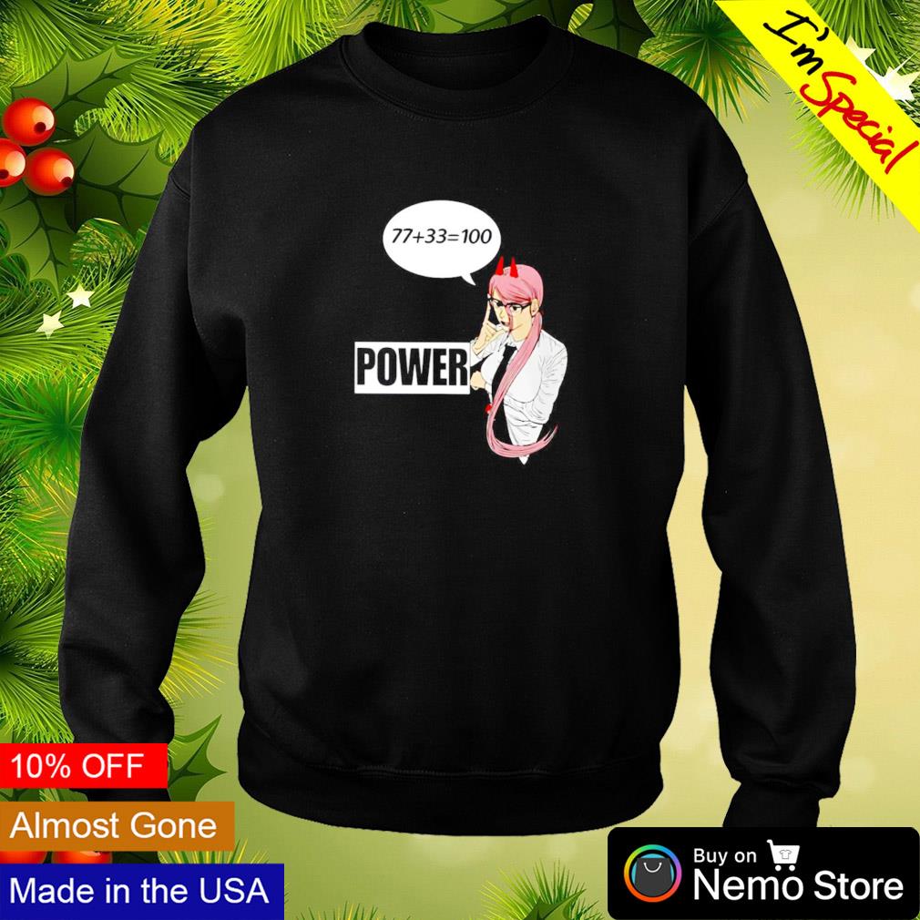 77 plus 33 equals 100 power - Adult & Kids T-Shirts, Sweatshirts & Hoodies product image 4