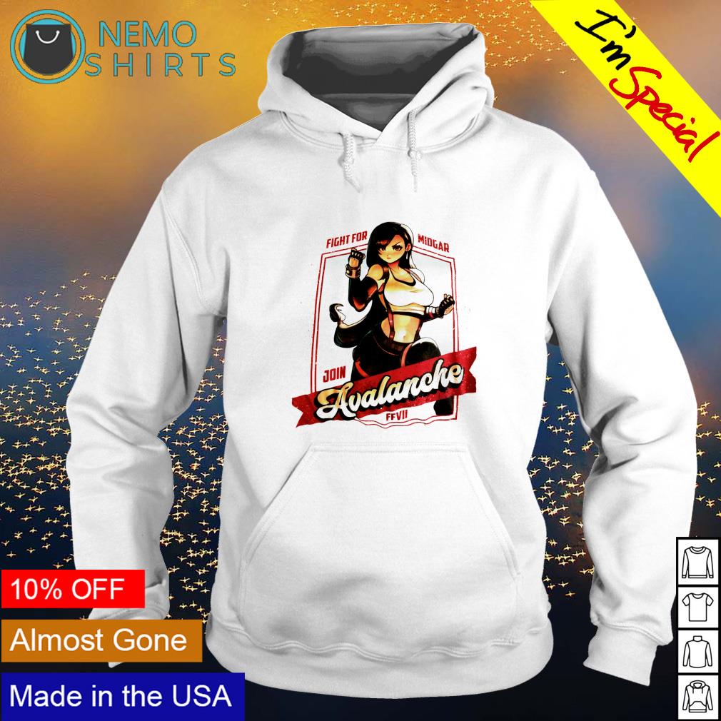 Fight for midgar join Avalanche - Adult & Kids T-Shirts, Sweatshirts & Hoodies apparel design preview 2