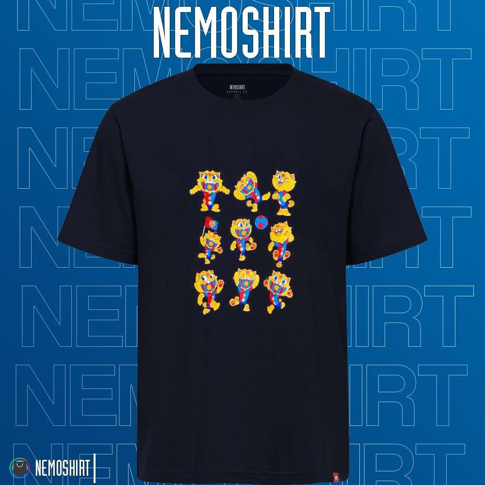 FC Barcelona mascot cat - Adult & Kids T-Shirts, Sweatshirts & Hoodies apparel design preview 1