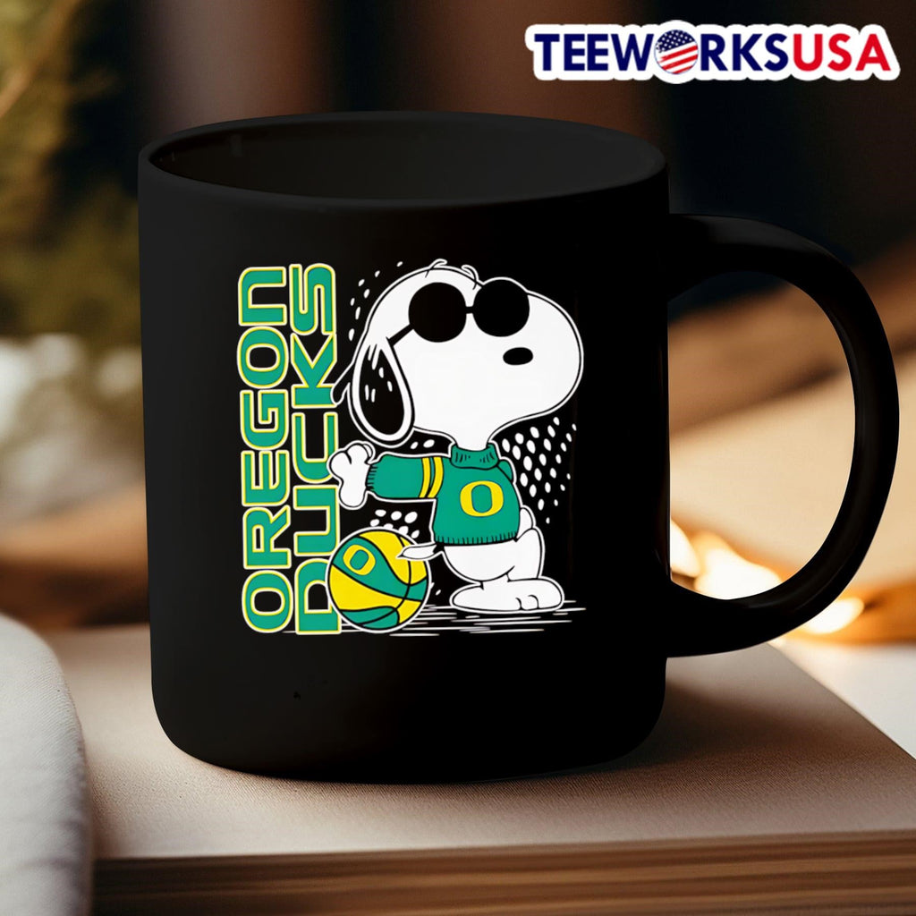 Snoopy stand Oregon Ducks - Adult & Kids T-Shirts, Sweatshirts & Hoodies apparel design preview 3