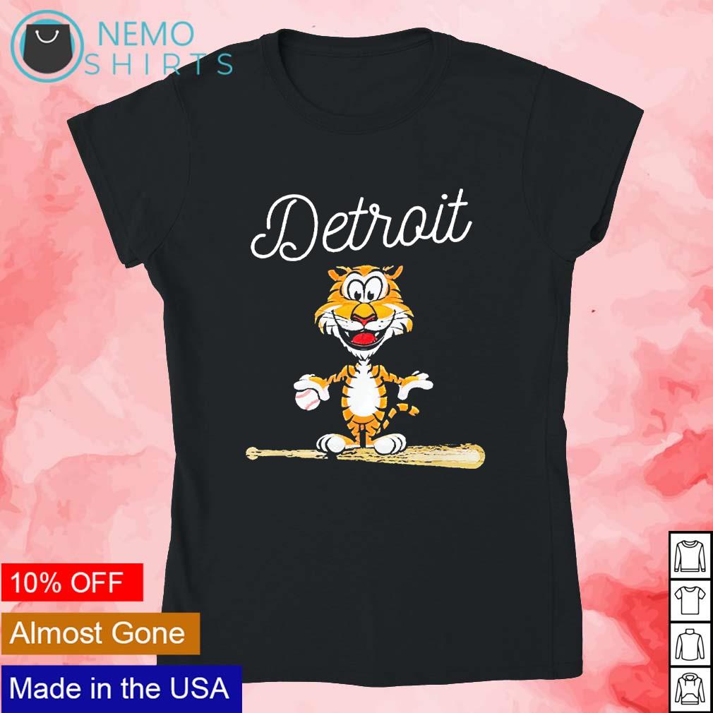 Detroit Tigers baseball mascot graphic - Adult & Kids T-Shirts, Sweatshirts & Hoodies apparel design preview 4