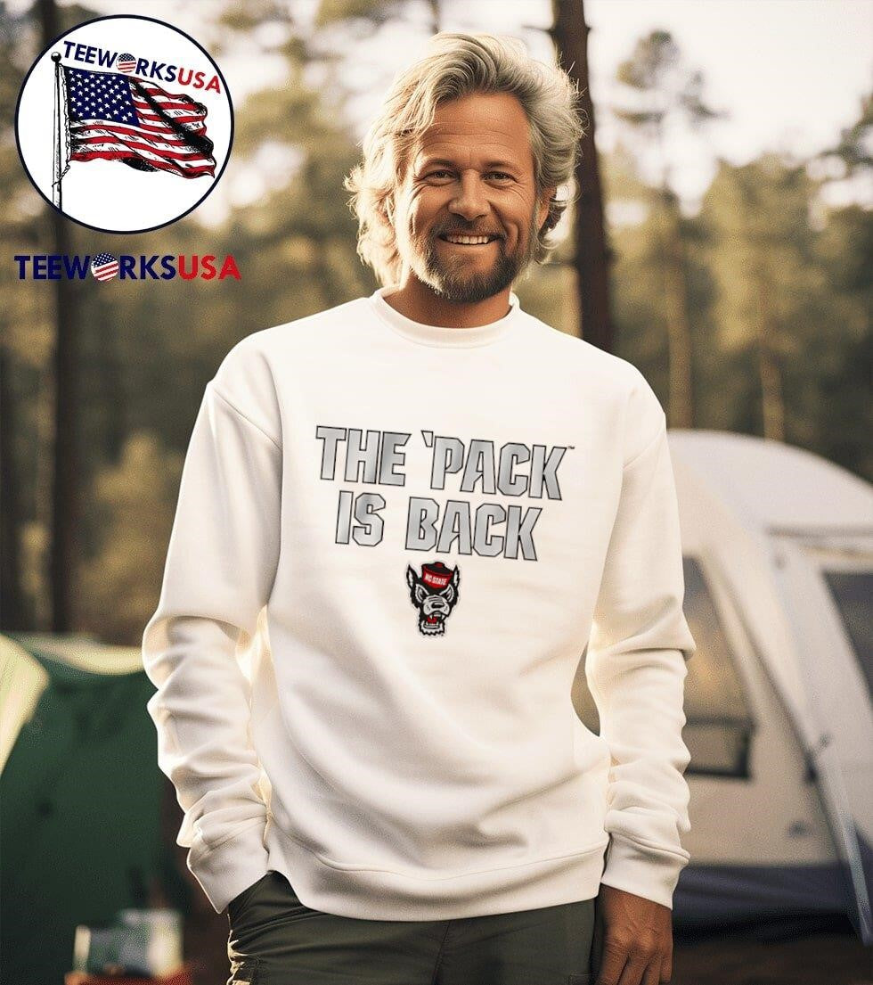 NC State Wolfpack The Pack is Back - Adult & Kids T-Shirts, Sweatshirts & Hoodies apparel design preview 3