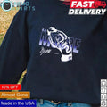 DJ Moore Chicago Bears overlay signature - Adult & Kids T-Shirts, Sweatshirts & Hoodies apparel design preview 1