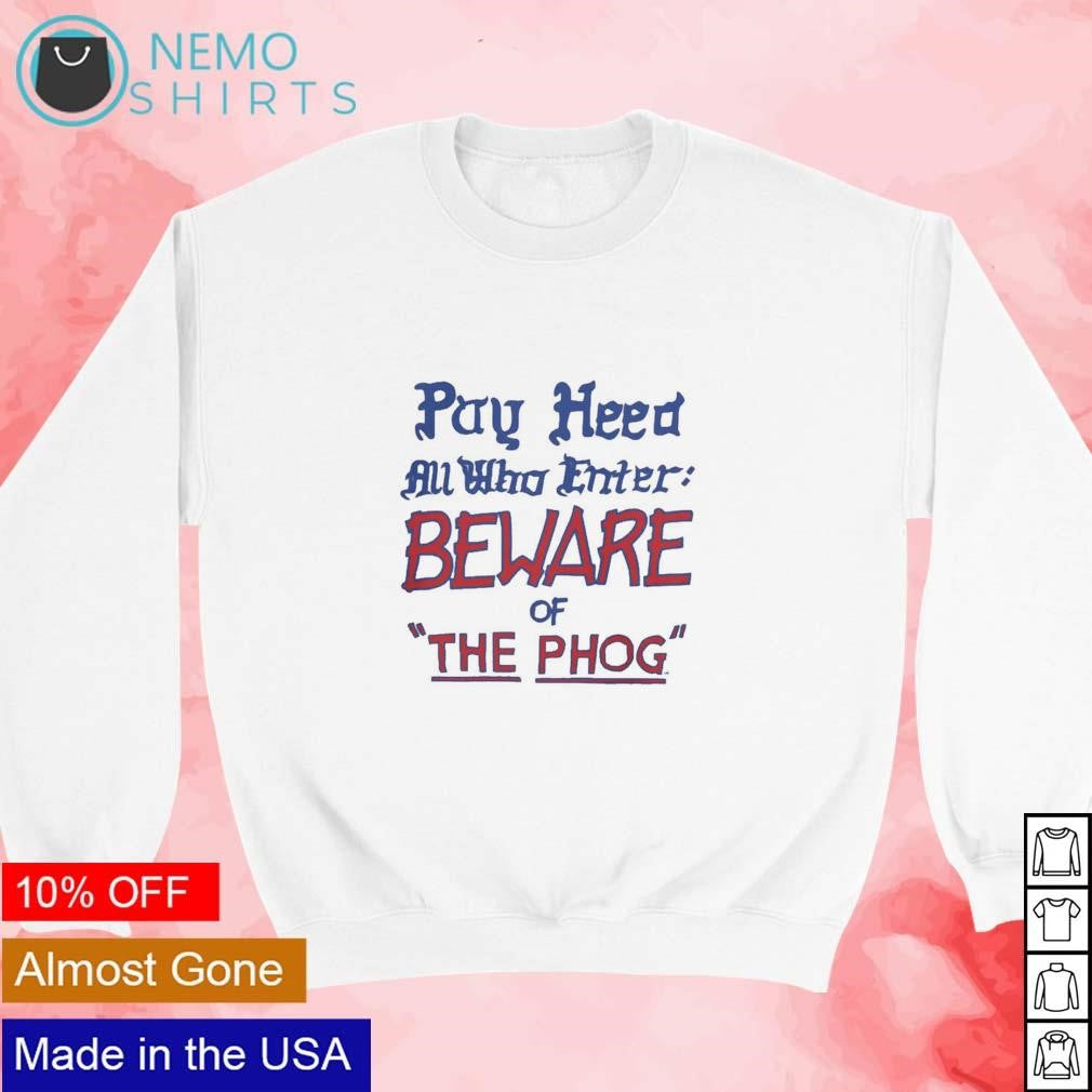 Kansas Jayhawks pay heed all who enter beware of the - Adult & Kids T-Shirts, Sweatshirts & Hoodies apparel design preview 4