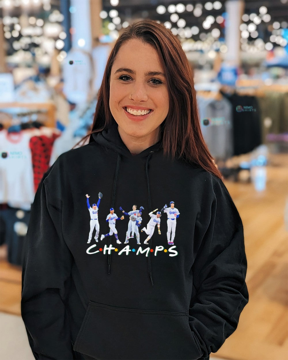 Champs Los Angeles Dodgers 2025 world series - Adult & Kids T-Shirts, Sweatshirts & Hoodies apparel design preview 5
