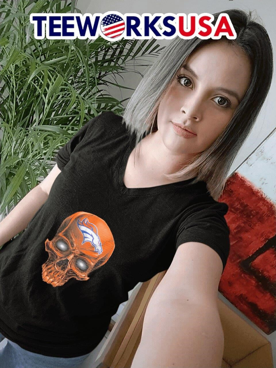 Denver Broncos Special skull - Adult & Kids T-Shirts, Sweatshirts & Hoodies apparel design preview 4