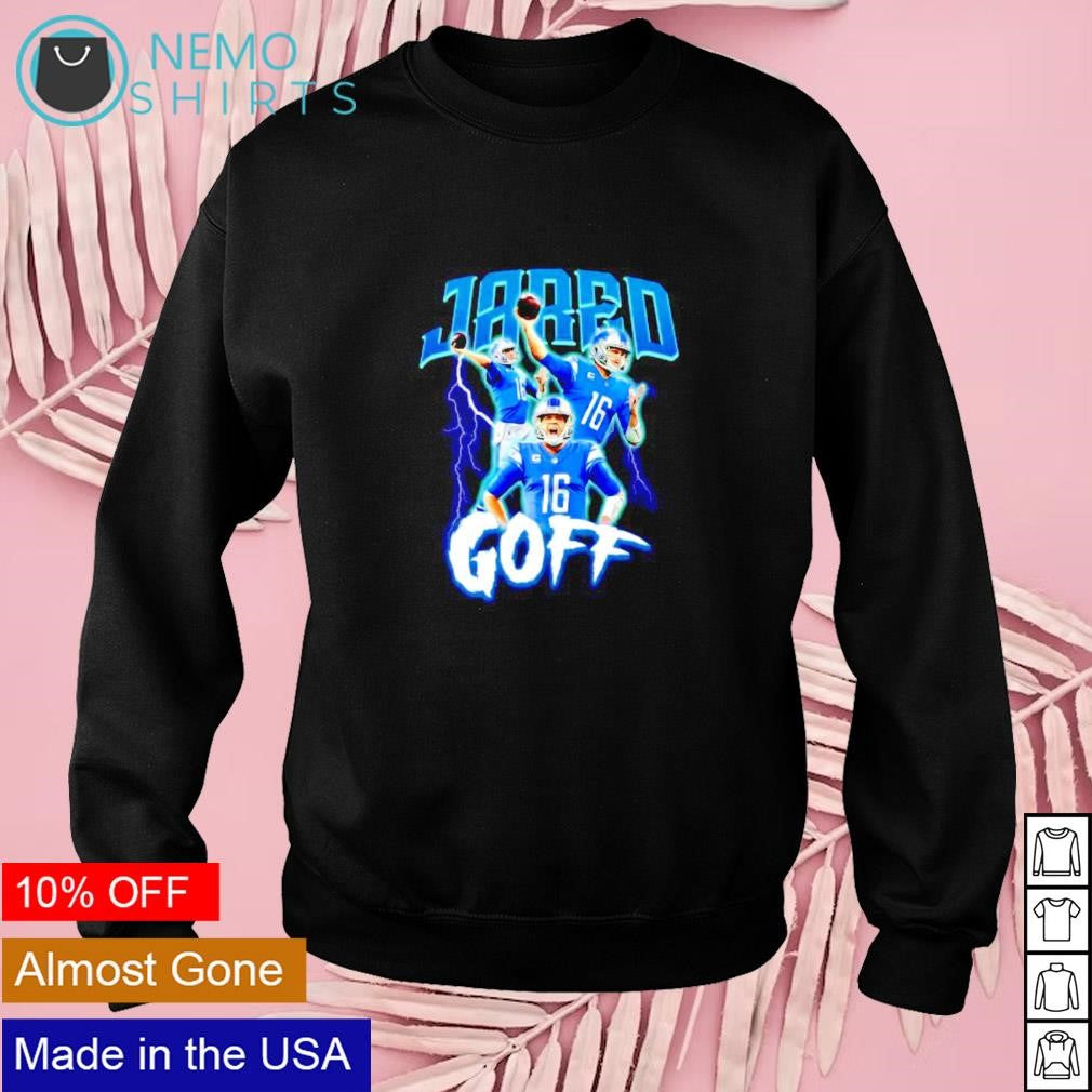 Jared Goff football poster style - Adult & Kids T-Shirts, Sweatshirts & Hoodies apparel design preview 3