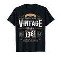 1981 Label 45Th Birthday Gift 45 T-Shirt - Casual Everyday Wear for Adults - T-Shirt, Sweatshirt, Hoodie