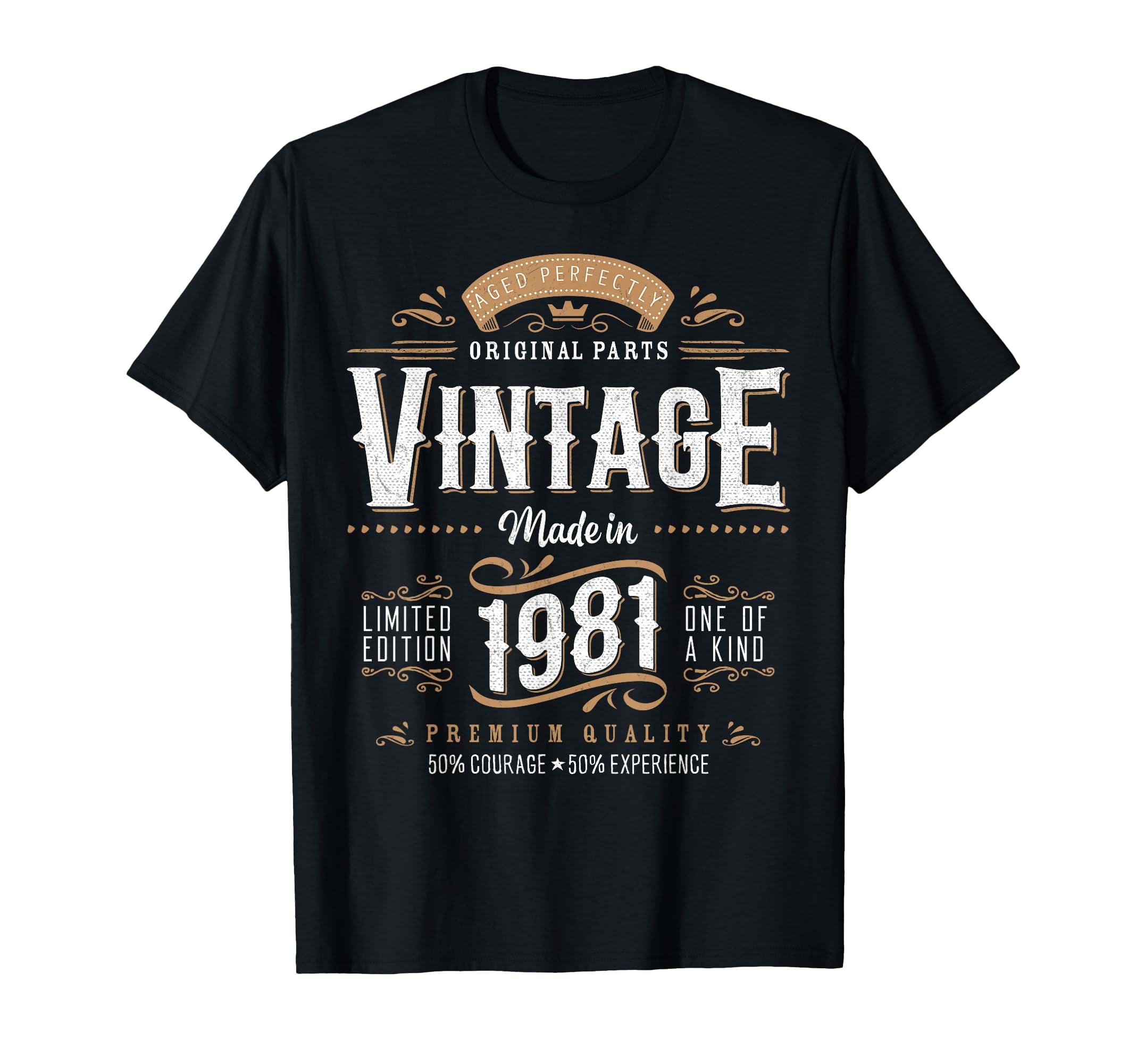 1981 Label 45Th Birthday Gift 45 T-Shirt - Casual Everyday Wear for Adults - T-Shirt, Sweatshirt, Hoodie