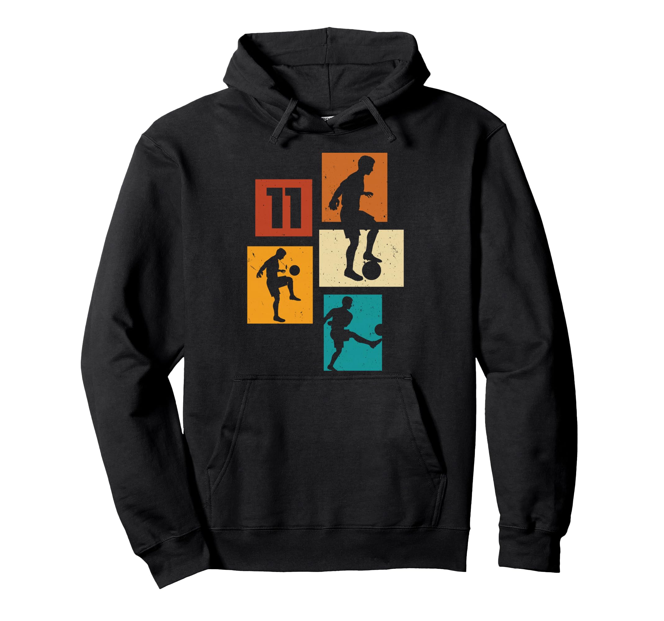 11Th Birthday Soccer Player Football 11 Hoodie - Novelty Apparel Men Women - T-Shirt, Sweatshirt, Hoodie