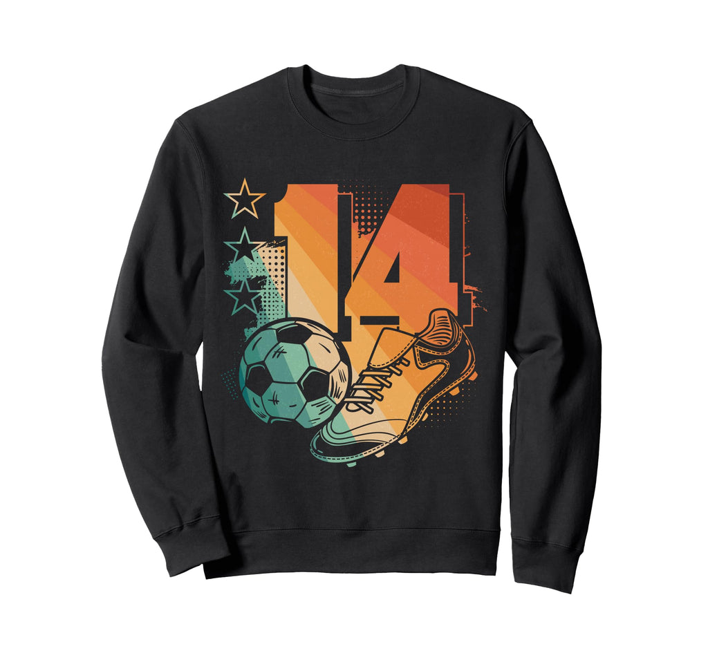 14Th Birthday Soccer Player Sweatshirt - Fun Novelty Design Unisex - T-Shirt, Sweatshirt, Hoodie