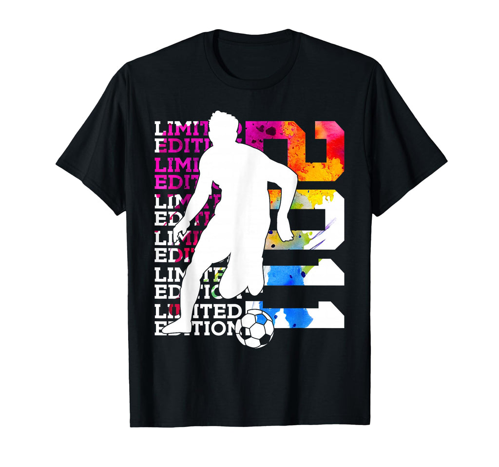 2011 15 Years Soccer 15Th Birthday T-Shirt - Fun Novelty Design for Adults - T-Shirt, Sweatshirt, Hoodie