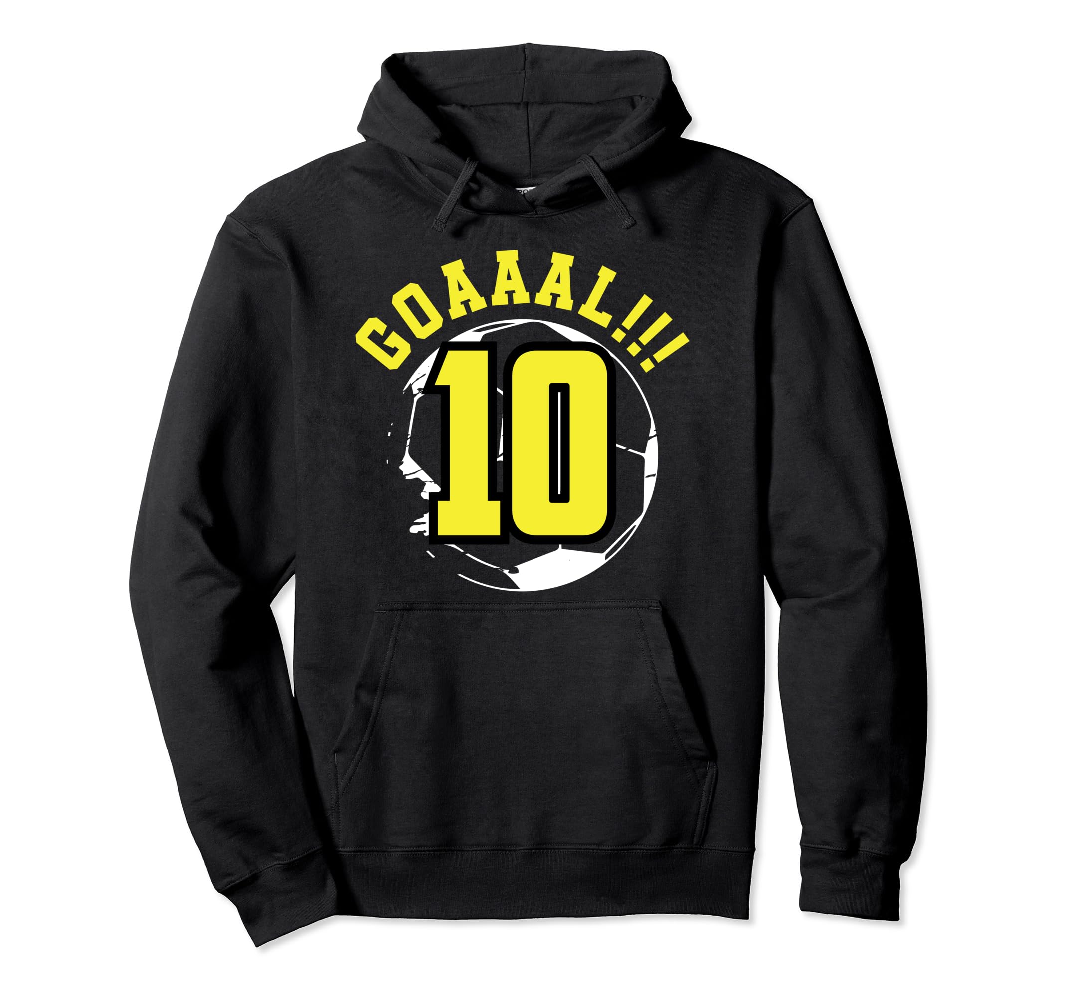 10Th Birthday 10 Years Soccer Football Hoodie - Minimalist Print Unisex - T-Shirt, Sweatshirt, Hoodie
