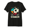 Soccer Coach Training Heart Beat T-Shirt - Minimalist Print Unisex - T-Shirt, Sweatshirt, Hoodie