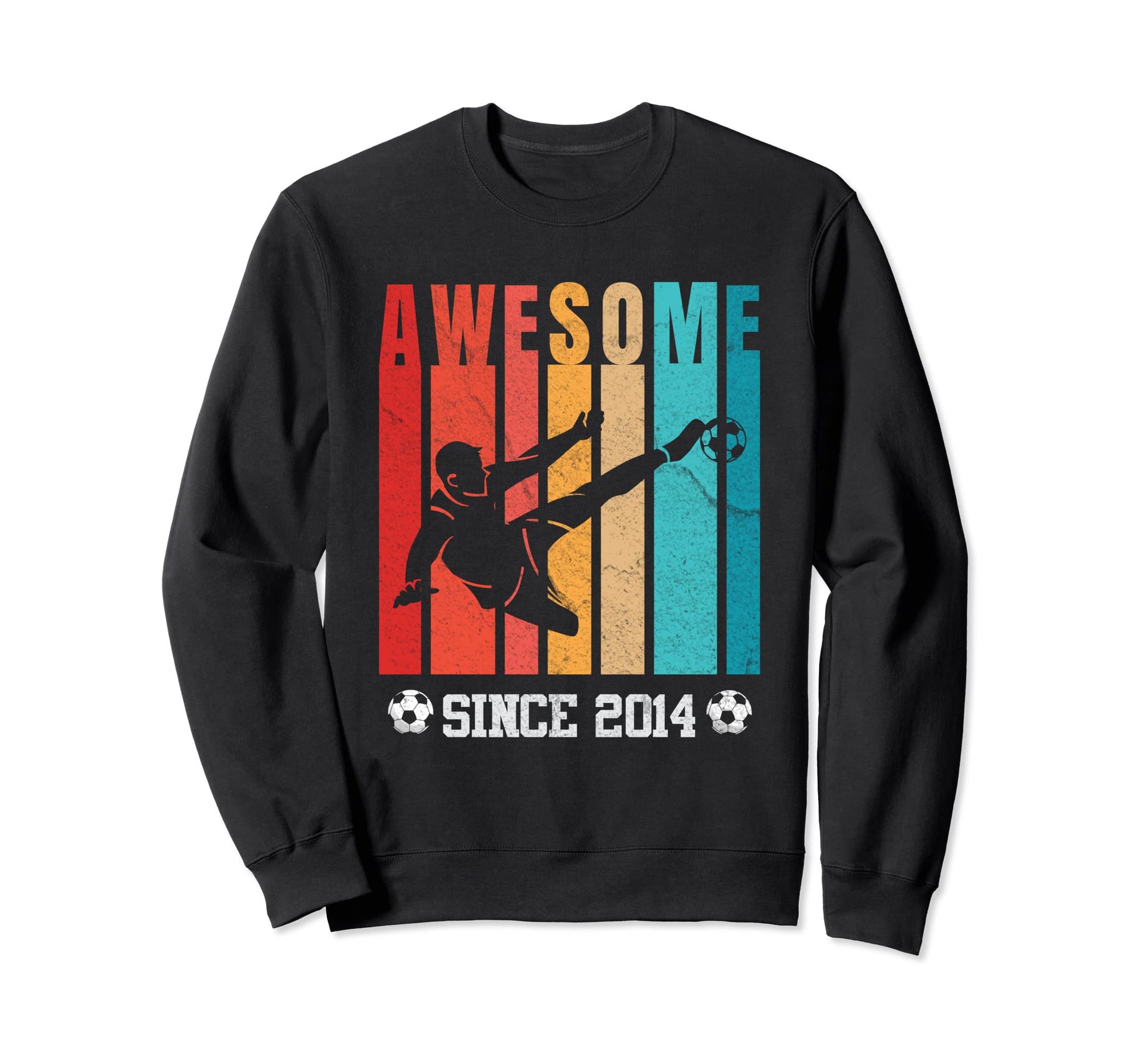 Born 2014 Funny 10 Birthday Sweatshirt - Aesthetic Graphic for Adults - T-Shirt, Sweatshirt, Hoodie