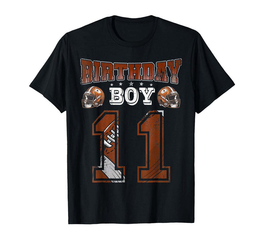 11Th Birthday Football Lover Theme 11 T-Shirt - Custom Art Print Unisex - T-Shirt, Sweatshirt, Hoodie