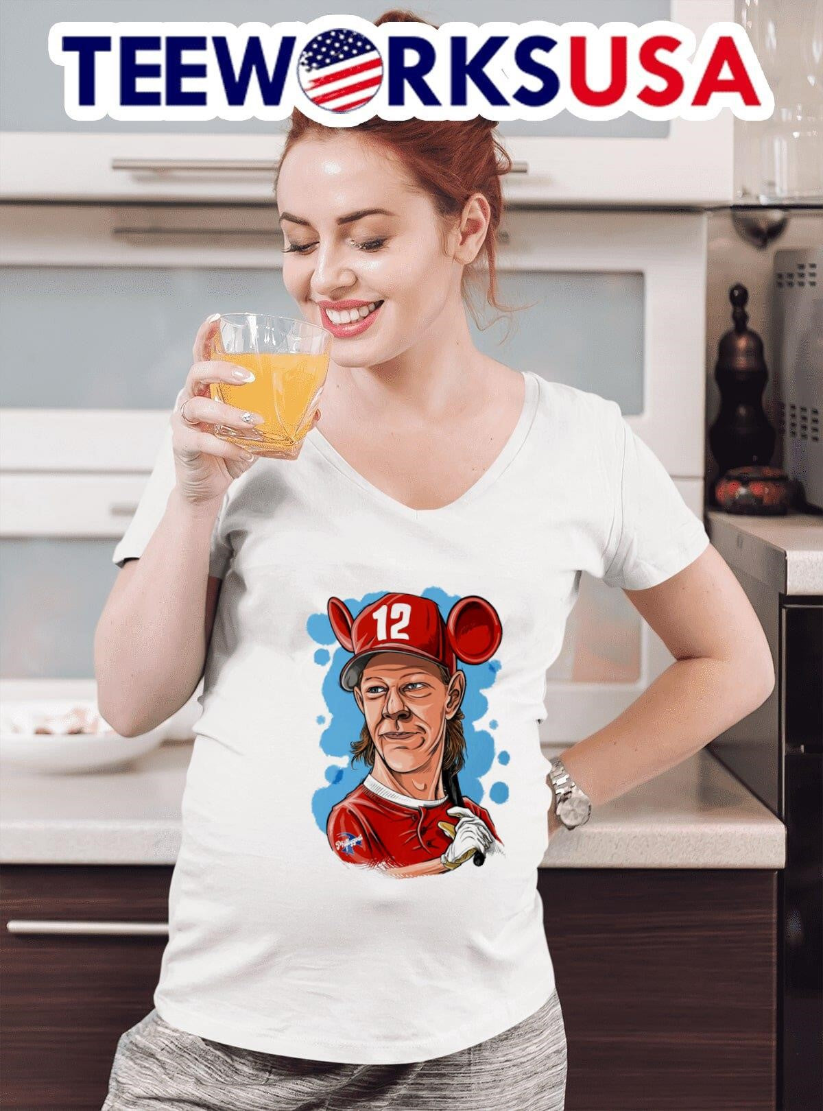 Philadelphia Phillies Mickey Morandini cap 12 - Adult & Kids T-Shirts, Sweatshirts & Hoodies apparel design preview 4
