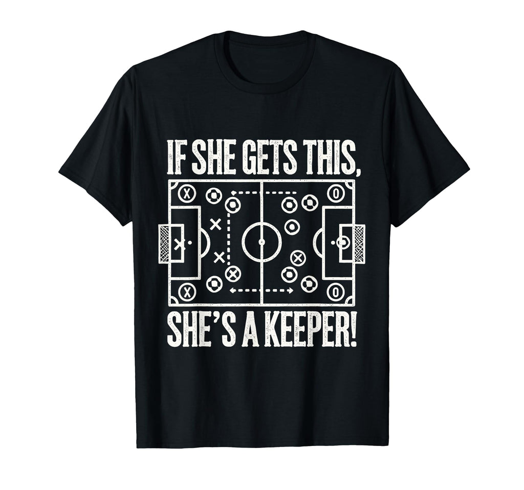 Soccer Goalie Art Soccer Coach Gifts T-Shirt - Novelty Apparel Unisex - T-Shirt, Sweatshirt, Hoodie