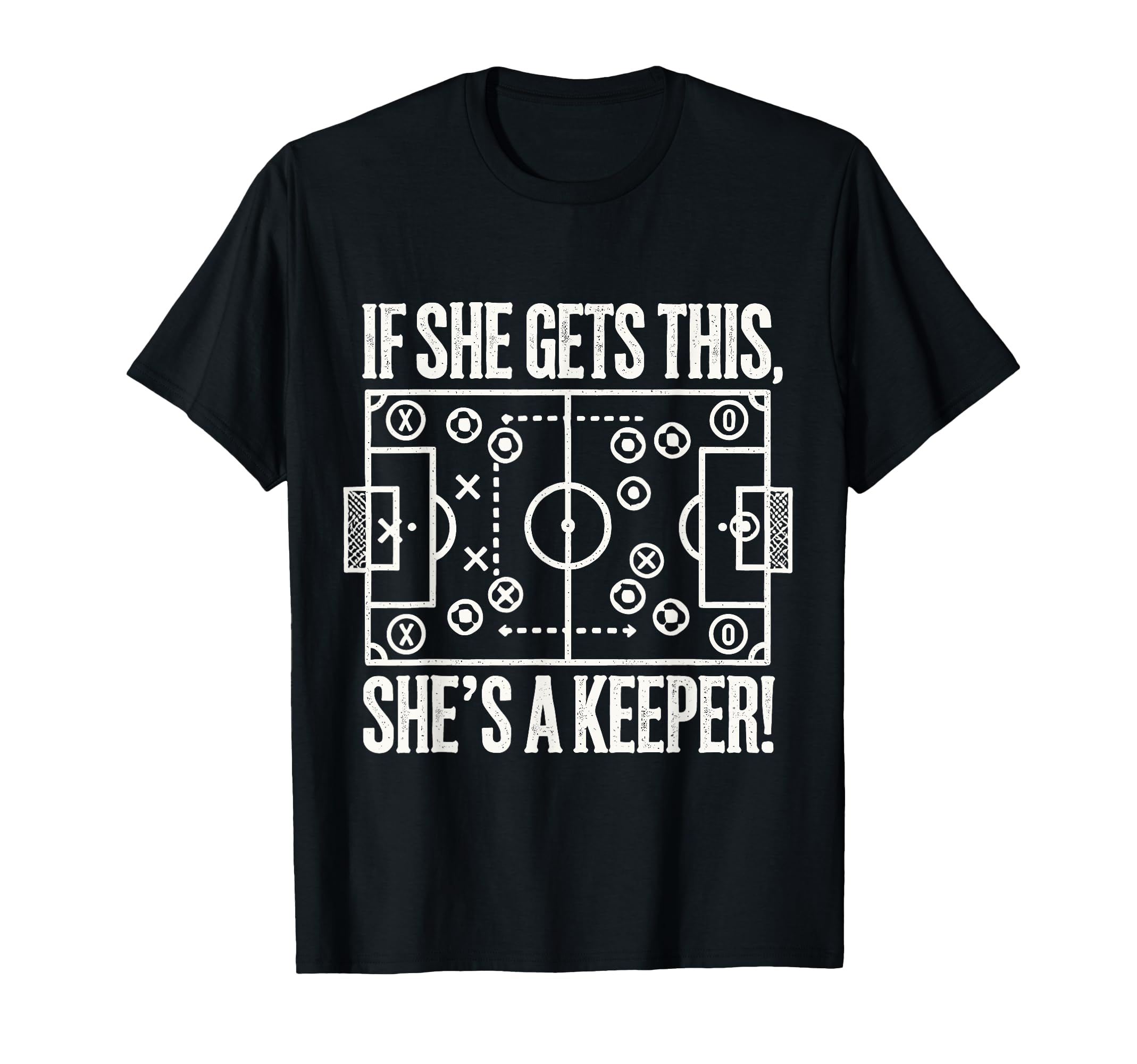 Soccer Goalie Art Soccer Coach Gifts T-Shirt - Novelty Apparel Unisex - T-Shirt, Sweatshirt, Hoodie