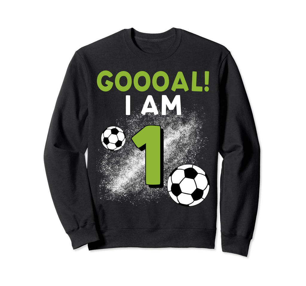 1St Birthday Soccer Theme 1Year Old B Sweatshirt - Unique Graphic Unisex - T-Shirt, Sweatshirt, Hoodie