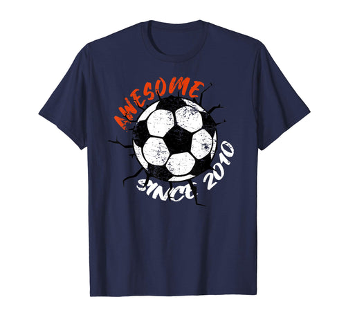 10Th Birthday 10 Years Old Soccer T-Shirt - Graphic Print for Adults - T-Shirt, Sweatshirt, Hoodie