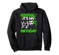 10Th Birthday Party Soccer Ten Year Old Hoodie - Graphic Print for Adults - T-Shirt, Sweatshirt, Hoodie