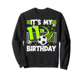 11Th Soccer Birthday Party 11 Year Sweatshirt - Novelty Apparel Men Women - T-Shirt, Sweatshirt, Hoodie