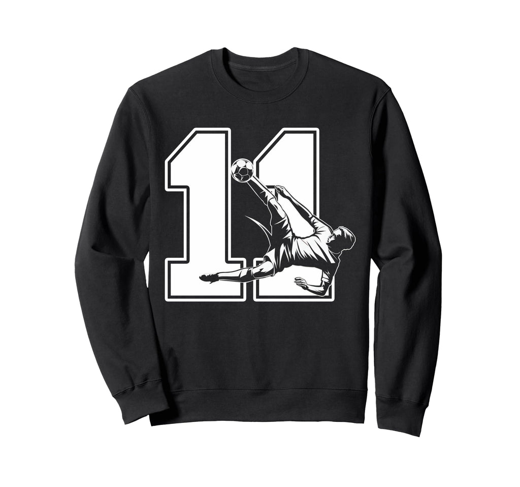 11 Soccer Birthday Gift Soccer Fan Sweatshirt - Minimalist Print Unisex - T-Shirt, Sweatshirt, Hoodie