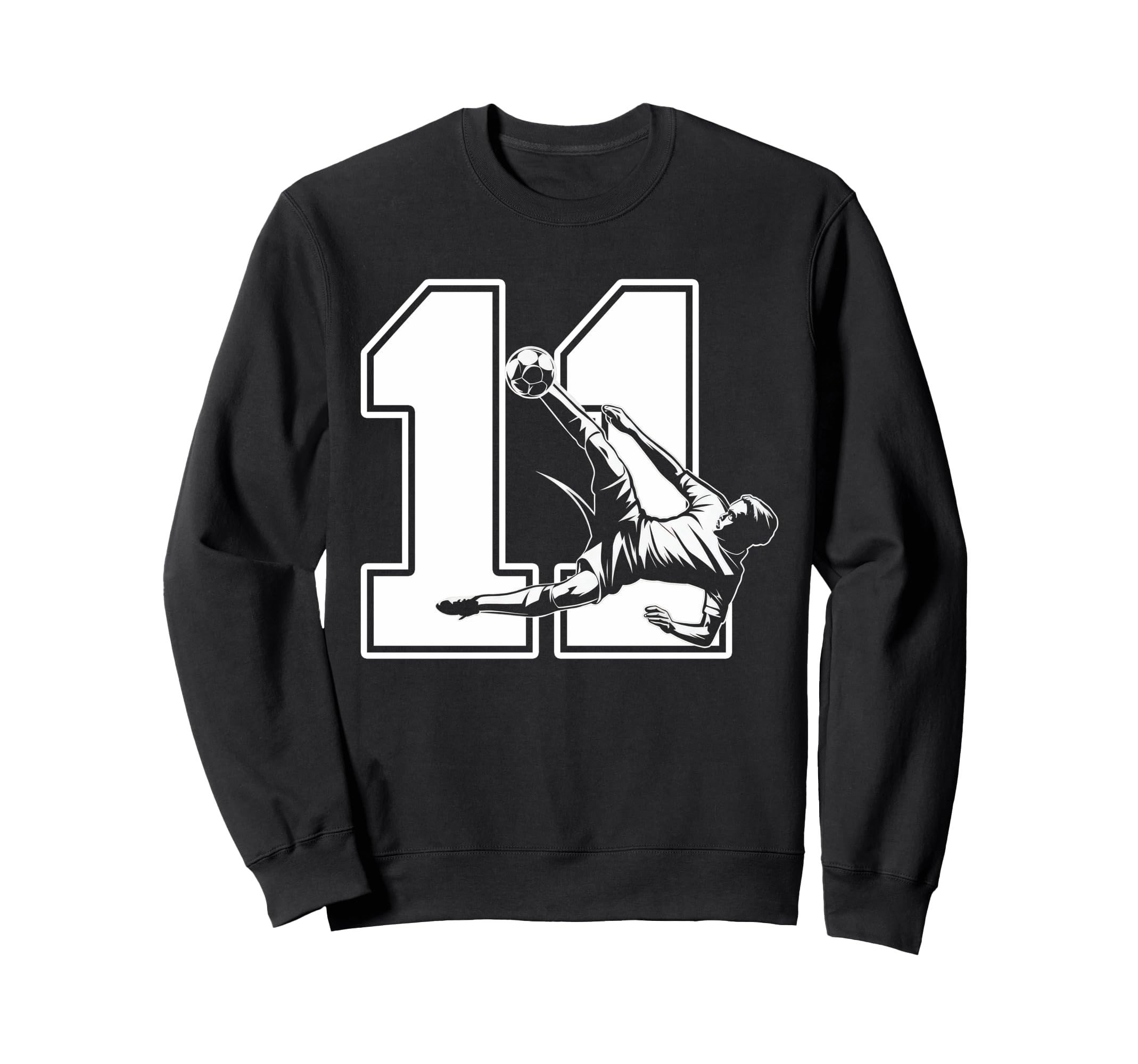 11 Soccer Birthday Gift Soccer Fan Sweatshirt - Minimalist Print Unisex - T-Shirt, Sweatshirt, Hoodie